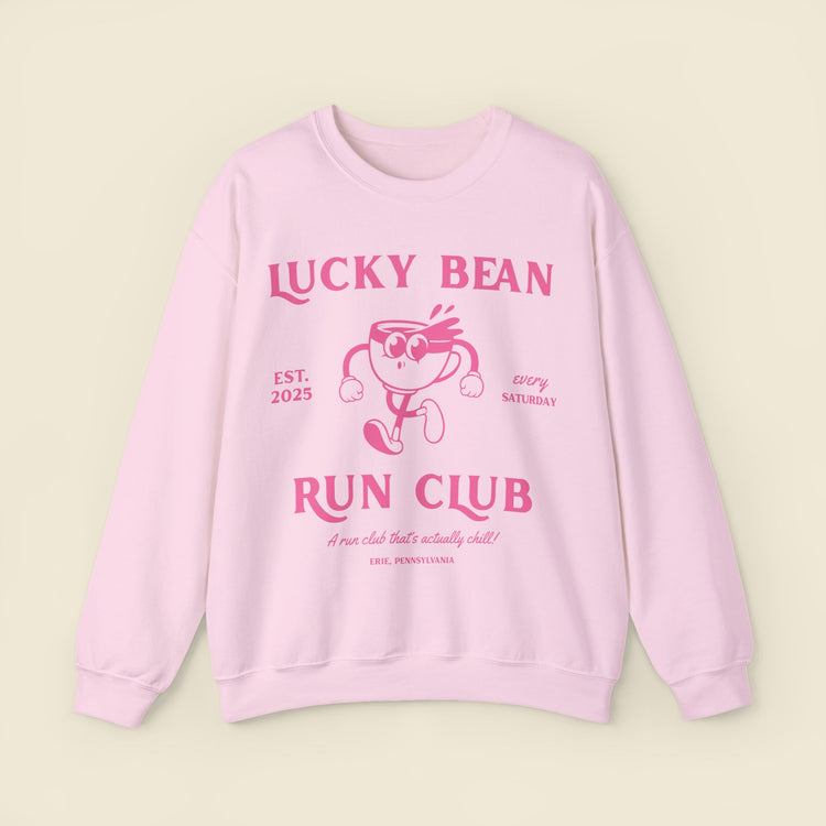 Lucky Bean Run Club x Linked By Pink Crewneck