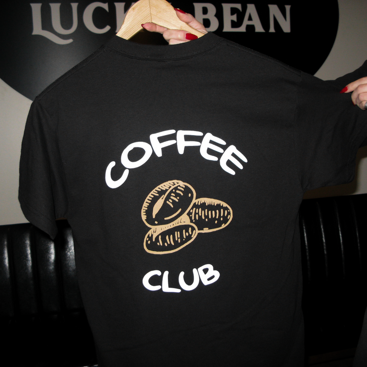 Lucky Bean Tee - Coffee Club