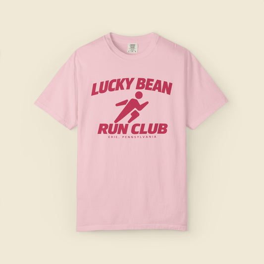 Lucky Bean Run Club Pink T-Shirt