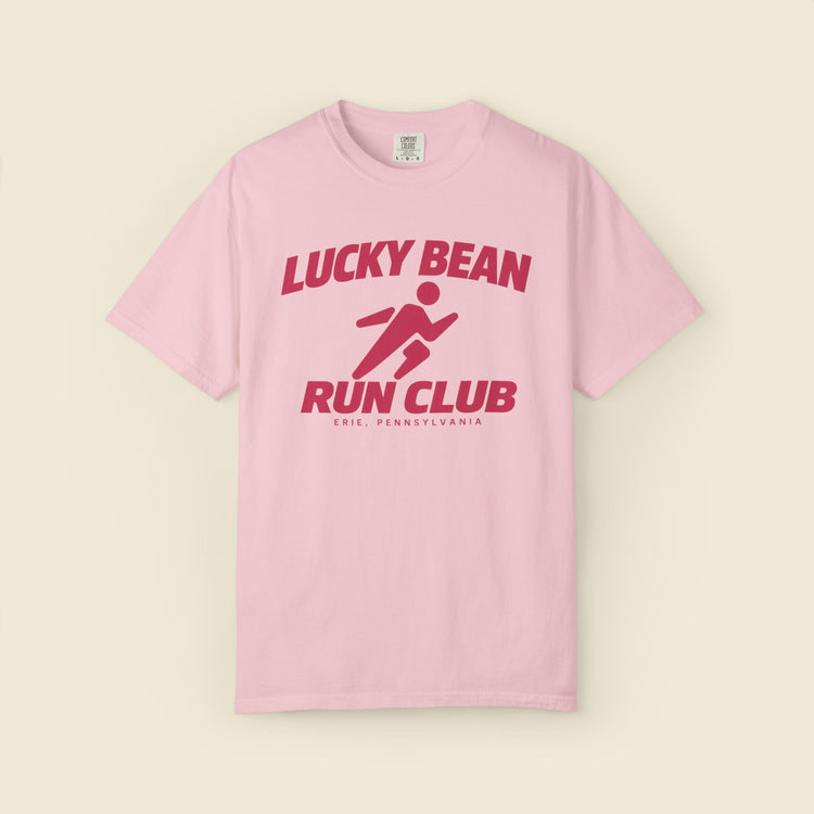 Lucky Bean Run Club Pink T-Shirt