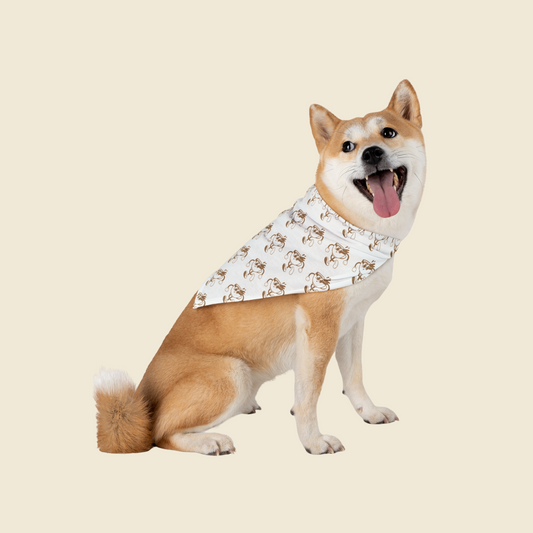 Lucky Bean Run Club Pet Bandana