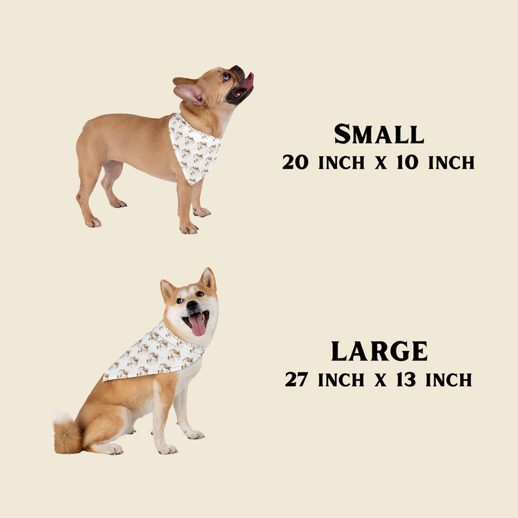 Lucky Bean Run Club Pet Bandana