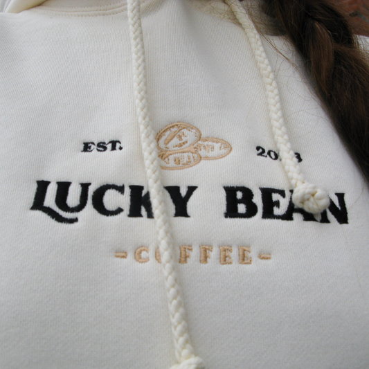 Lucky Bean Hoodie "Bone"