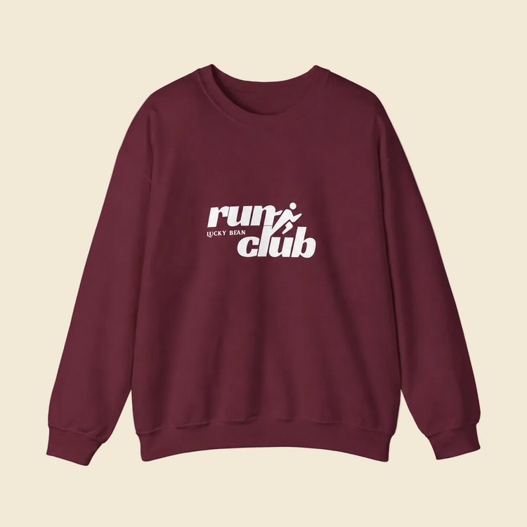Lucky Bean Run Club Classic Crewneck